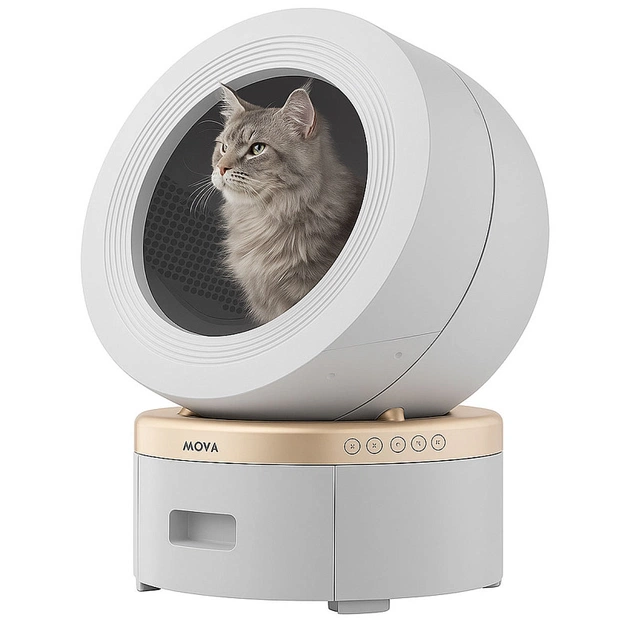 Автоматичний смарт туалет для кішок Mova LR10 Prime - зображення 8