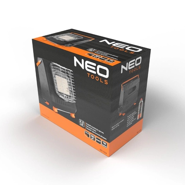 Газовий обігрівач Neo Tools 2.2кВт, 160г/год (90-133) - picture 9