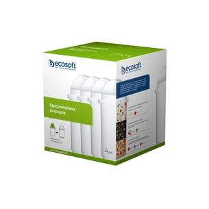 Система фільтрації води Ecosoft К-т Картриджів для кувшинів покращений (3+1 шт) (CRVK4ECO) изображение 1