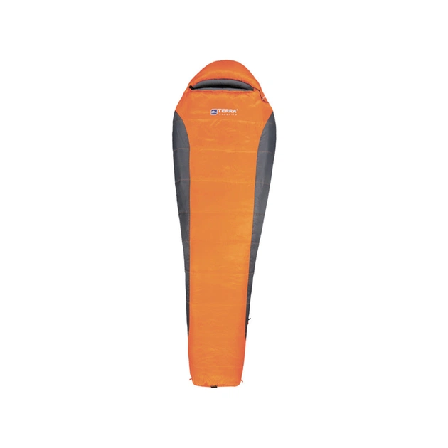 Спальний мішок Terra Incognita Siesta Regular 400 Left Orange/Grey (4823081505402) - зображення 1