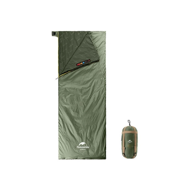 Спальний мішок Naturehike Summer надлегкий LW180 NH21MSD09 R (15C) XL Green (6927595777961-R) - зображення 1
