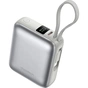 Батарея універсальна Choetech 10000mAh, 35W. PD/3.0, LED Display, buid-in type-C cabel, Grey (B832-GY) - зменшене зображення 1