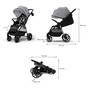 Коляска Kinderkraft Grande 2 Grey (KSGRAN02GRY0000) (5902533929610) - уменьшенное изображение 5