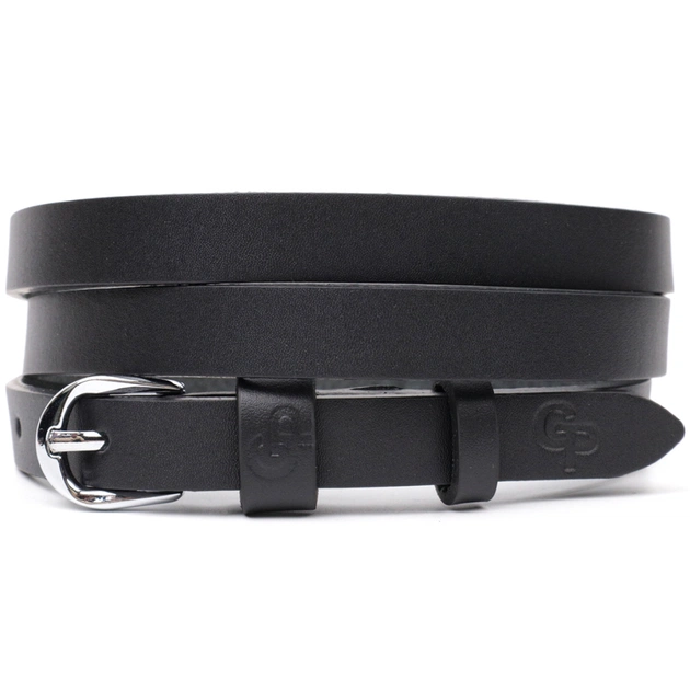 Ремінь Grande Pelle Жіночий з натуральної шкіри Чорний (11693) - зображення 1