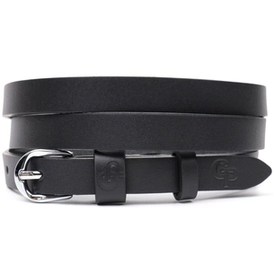 Ремінь Grande Pelle Жіночий з натуральної шкіри Чорний (11693) зображення 1