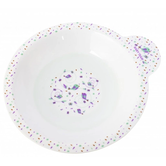 Набір дитячого посуду Baby Team тарілка, миска, чашка (6093) - picture 3