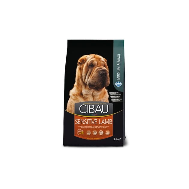 Сухий корм для собак Farmina Cibau Sensitive Adult Medium&Maxi з ягням 2.5 кг (8010276030979) - зображення 1