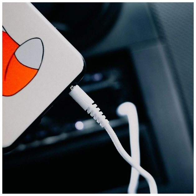 Кабель мультимедійний 3.5mm M to 3.5mm M 1.0m white XQISIT (4029948026954) - picture 5