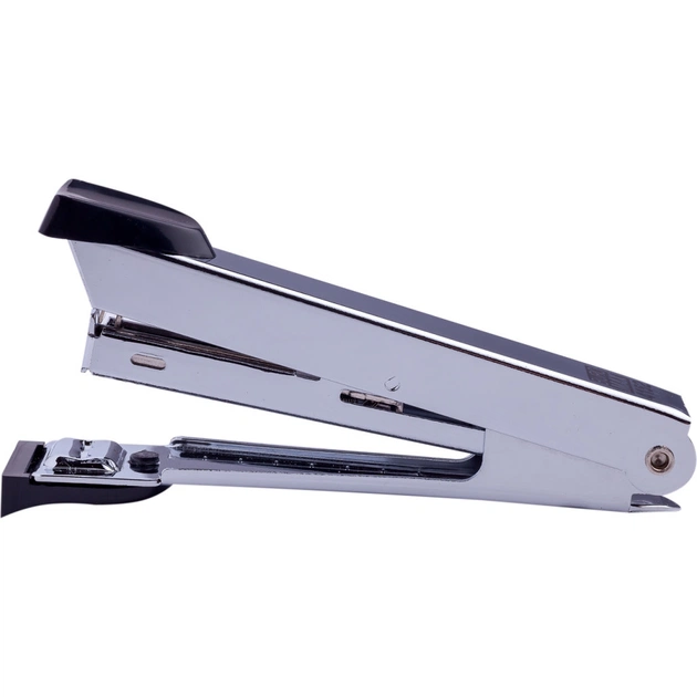 Степлер Buromax металевий №10,12 аркушів 94x42x21мм, чорний (BM.4152-01) - picture 1