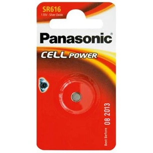 Батарейка Panasonic SR616 * 1 Silver Oxide (SR-616EL/1B) зображення 1