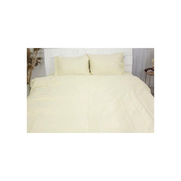 Простынь MirSon Сатин Premium 0001 Moko White 180х220 см (2200001729667) - изображение 1