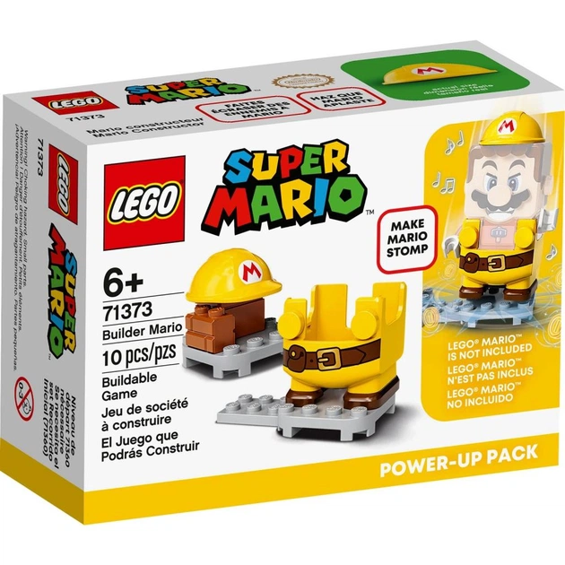 Конструктор LEGO Super Mario Маріо-будівельник набір підсилень 10 деталей (71373) - изображение 1