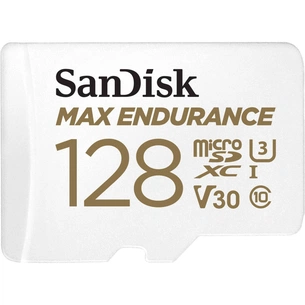 Карта пам'яті SanDisk 128GB microSDXC class 10 UHS-I U3 Max Endurance (SDSQQVR-128G-GN6IA) зображення 1
