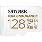 Карта пам'яті SanDisk 128GB microSDXC class 10 UHS-I U3 Max Endurance (SDSQQVR-128G-GN6IA) - зменшене зображення 1