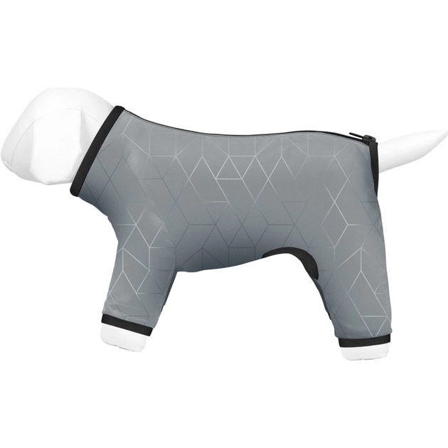 Дождевик для животных Collar WAUDOG Clothes светоотражающий M47 В 69-72 см, С 47-50 см (5431) - изображение 1