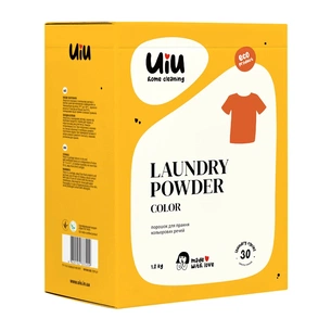 Пральний порошок UIU Color Концентрат Безфосфатний 1.2 кг (4820152333209) зображення 1