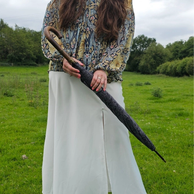 Парасоля Fulton L936-040706 Morris & Co Hampstead UV Strawberry Thief Graphite (L936-040706) - зображення 4