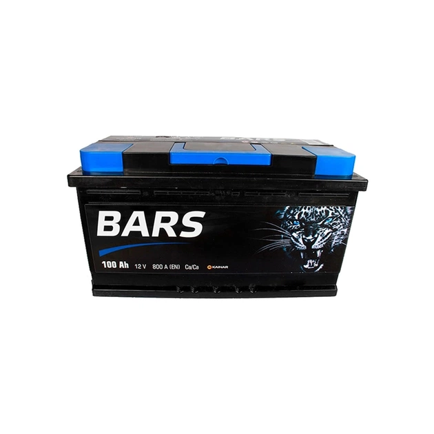 Акумулятор автомобільний Bars 100Ah Ев (-/+) (800EN) - изображение 1
