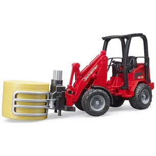 Масштабна модель автомобіля Bruder Міні-навантажувач Schaffer Compact 2630 (02192) зображення 1