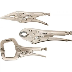Кліщі Topex затискні, набір 3 шт. (32D470) зображення 1