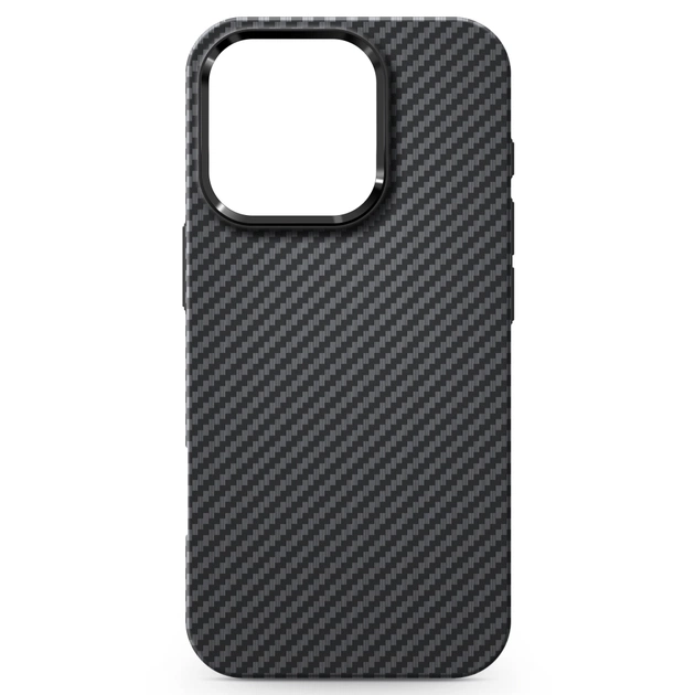 Чохол до мобільного телефона Armorstandart LikeCarbon2 MagCase для Apple iPhone 15 Pro Black (ARM83806) - зображення 1