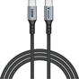 Дата кабель USB-C to USB-C 1.2m 100W black Verbatim (31846) - зменшене зображення 1