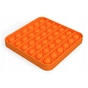 Антистрес Sibelly антистрес Pop It Mono Square Orange (SB-PPIT-SQL-OR) - зменшене зображення 3