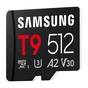 Карта пам'яті Samsung 512GB microSDXC class 10 UHS-I U3 V30 A2 T9 (MB-MH512T/WW) - зменшене зображення 2