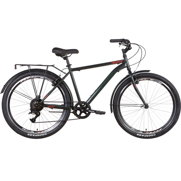 Велосипед Discovery 26" Prestige Man Vbr рама-18" 2022 Dark Green (OPS-DIS-26-463) - изображение 1