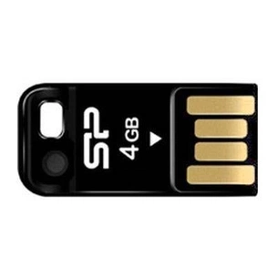 USB флеш накопичувач Silicon Power 4Gb Touch T02 Black (SP004GBUF2T02V1K) зображення 1