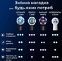 Насадка для зубної електрощітки Braun Oral-B iO RB CBF-8 Ultimate Clean Black (8 шт) - зменшене зображення 3