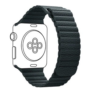 Ремінець до смарт-годинника Armorstandart Leather Loop для Apple Watch 42 (Series 11-10)/41/40/38 Midnight Blue (ARM57839) зображення 1