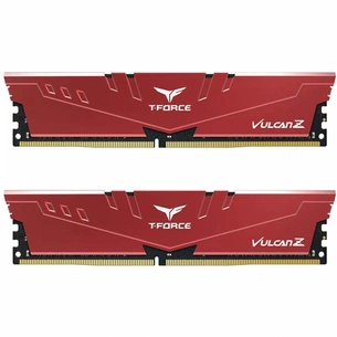 Модуль пам'яті для комп'ютера DDR4 16GB (2x8GB) 3200 MHz T-Force Vulcan Z Red Team (TLZRD416G3200HC16CDC01) зображення 1