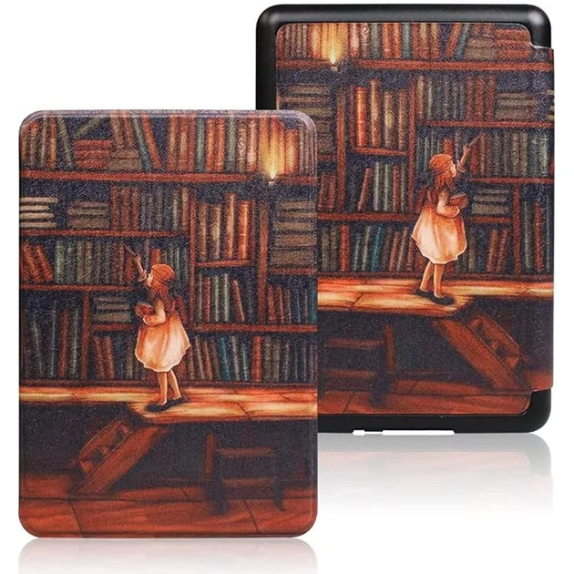 Чохол до електронної книги BeCover Smart Case Amazon Kindle Paperwhite 12th Gen. 2024 7"/Colorsoft (2024) Library Girl (712856) - picture 6