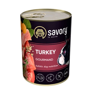 Консерви для собак Savory Dog Gourmand індичка 400 г (4820232630518) зображення 1