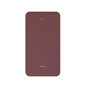 Батарея універсальна Hama 20000mAh, 15W/5V/3A, USB-C, USB-A, red (00201717) зображення 1