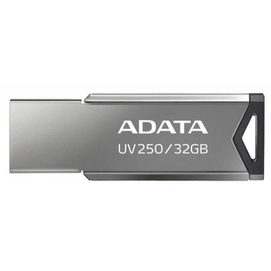 USB флеш накопичувач ADATA 32GB UV250 Metal Black USB 2.0 (AUV250-32G-RBK) зображення 1