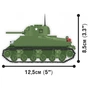 Конструктор Cobi Танк M4 Шерман, 300 деталей (COBI-3063) - зменшене зображення 3
