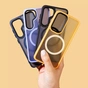 Чохол-накладка Wave Matte Insane Case with Magnetic Ring для Samsung Galaxy S24 SM-S921 Midnight Blue - зменшене зображення 4