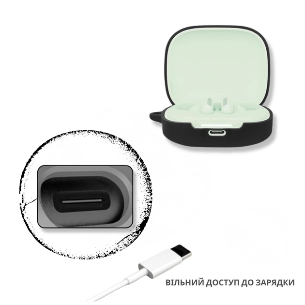 Чохол для навушників BeCover для Xiaomi Redmi Buds 7s Black (714817) - picture 4