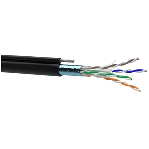 Кабель сетевой OK-Net FTP 305м cat.6 наружный, трос 7*0,5 (F/UTP-cat.6) (КППЭт-ВП (250) 4*2*0,54) изображение 1