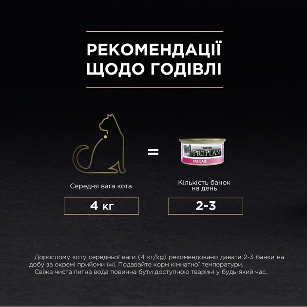 Вологий корм для кішок Purina Pro Plan Delicate З індичкою 85 г (8445290173317) - picture 6