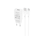 Зарядний пристрій BOROFONE BA68A Glacier USB + cable USB to USB-C 10.5W White (6974443385731) - зменшене зображення 1