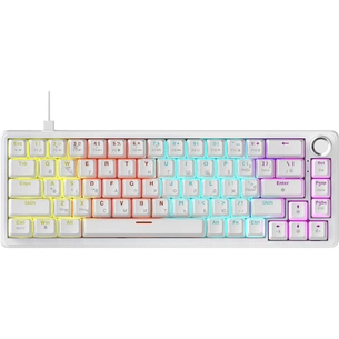 Клавіатура Ajazz AK690 Peach Mist Switch USB UA White (AK690-PM-W) зображення 1