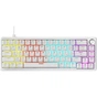 Клавіатура Ajazz AK690 Peach Mist Switch USB UA White (AK690-PM-W) - зменшене зображення 1
