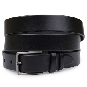 Ремінь Vintage Чоловічий шкіряний Чорний (20700) зображення 1