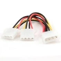 Кабель живлення Molex to 2xMolex 0.15m Cablexpert (CC-PSU-1) - зменшене зображення 1