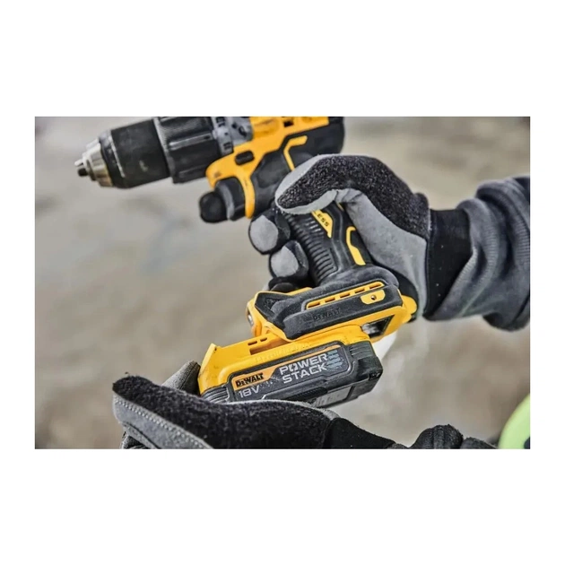 Шуруповерт DeWALT XR Li-Ion PowerStack 90 Нм, 18V 1x1.7Ah, кейс TSTAK (DCD805E1T) - picture 10