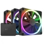 Кулер до корпусу NZXT F120RGB Triple (Black) (RF-R12TF-B1) - зменшене зображення 1