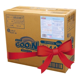 Підгузки GOO.N Трусики для дівчаток 9-14 кг, L, 132 шт (853081-3) зображення 1